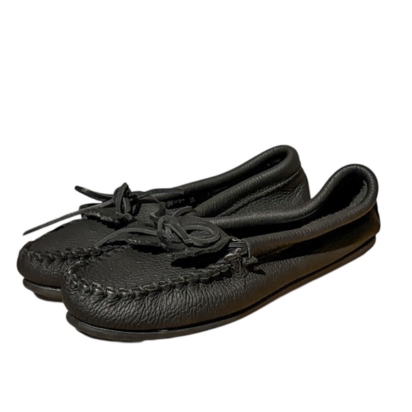 Minnetonka Deerskin Kilty Moccasins - Picture 3 of 7